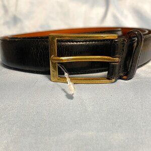 Saks Fifth Avenue Black Leather Belt Women's size 34 Width - 1 inch